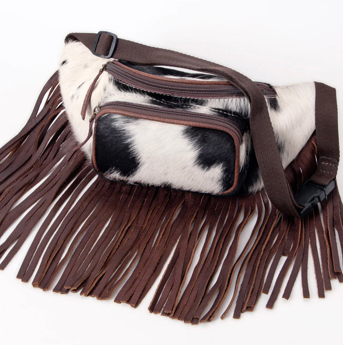 Cowhide Fringe Purse  Southern Comfort Western Wear