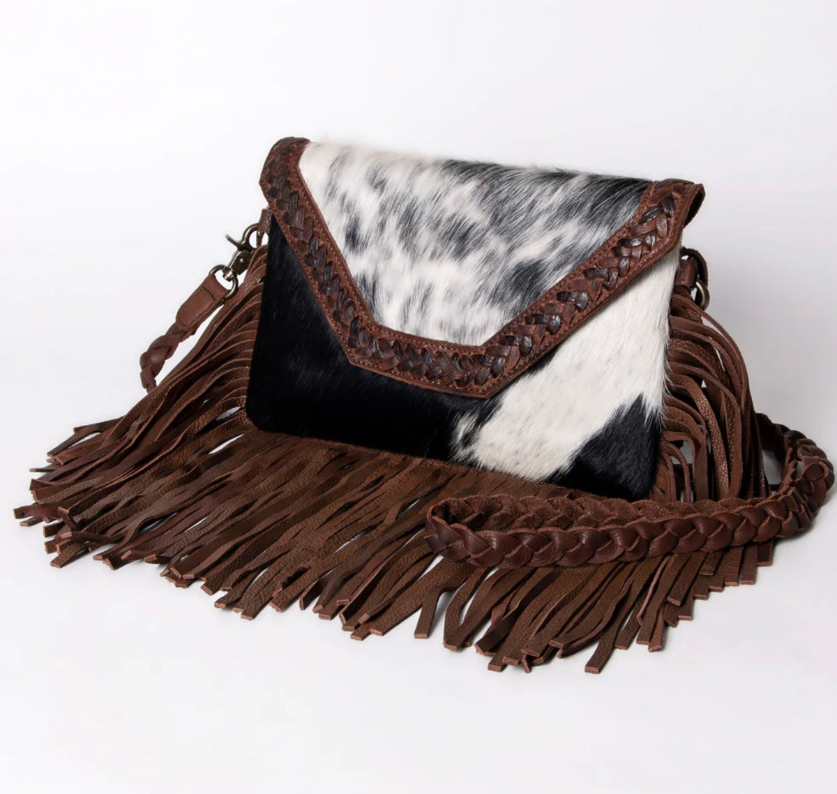 Circle Hair On Braided Handle Purse – Horse Creek Outfitters