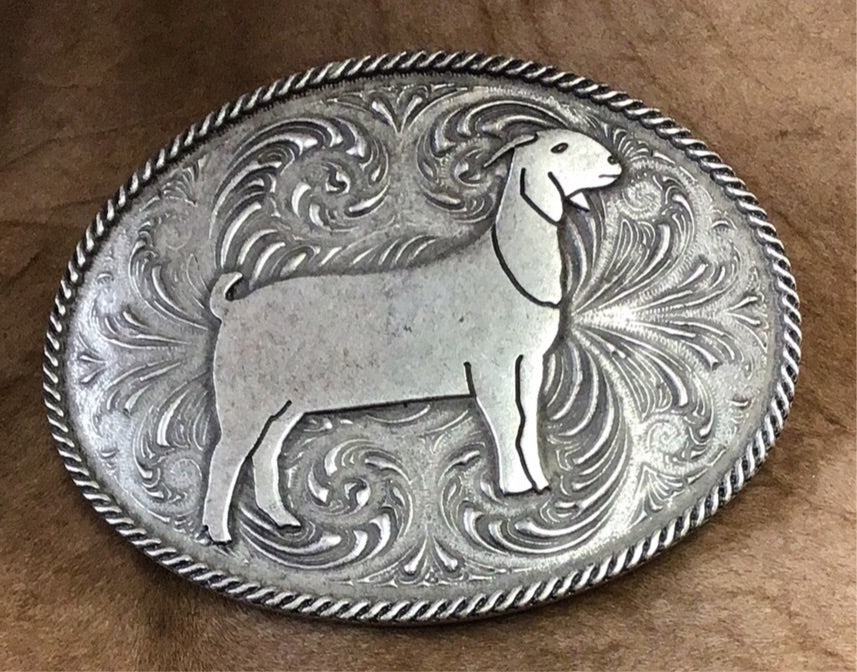 Goat 2025 belt buckle