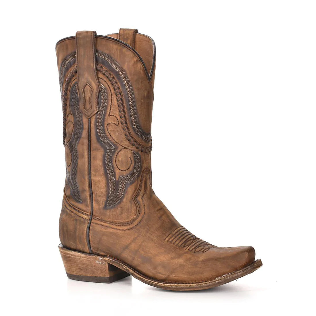 Mens narrow hot sale cowboy boots