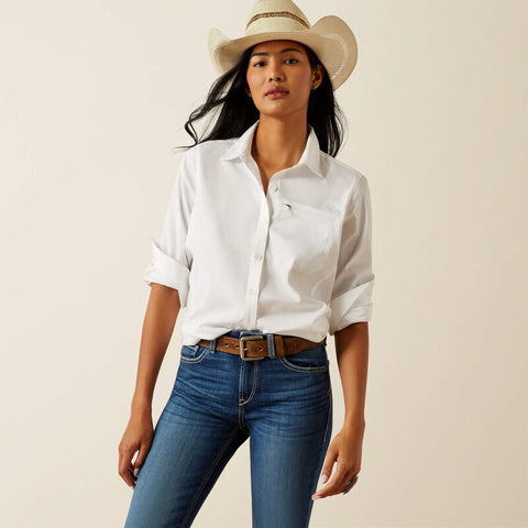 Ariat Women’s White 
VentTEK Stretch Shirt