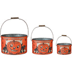 Happy Halloween Vintage Bucket Set