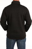 Cinch Men's Brown 1/4 Snap Pullover Sweater