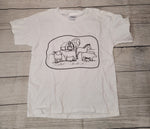 Farm Sceen Animal Color Tee