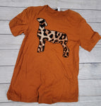 Rust & Leopard Sheep Tee