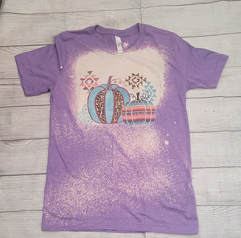 Purple Aztec Pumpkin Tee