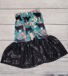 Cow Sequin Infant Pants