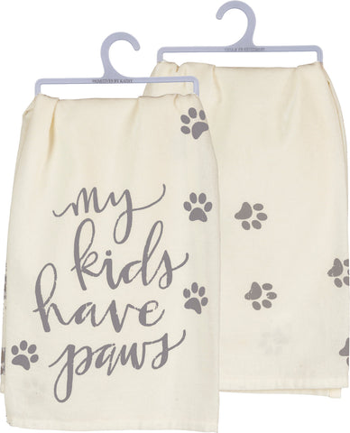 Dish Towel-My Kids Have Paws