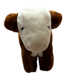 Medium Plush Hereford Calf