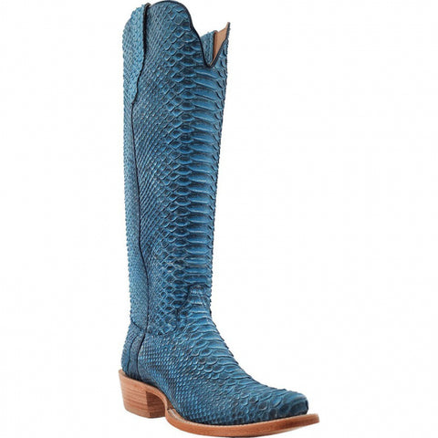 R. Watson Women’s Denim Python Western Boot