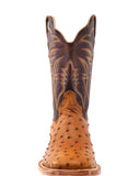 R. Watson Men’s Antique Saddle Full Quill Ostrich Boot