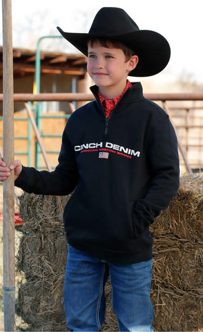 Cinch Boy’s Black Pullover