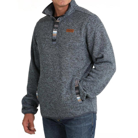 Cinch Men's Pullover Sweater Blue