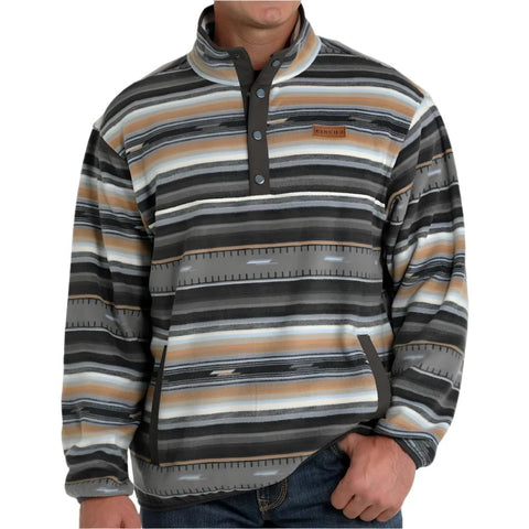 Cinch Men's Black Polar Fleece Pullover