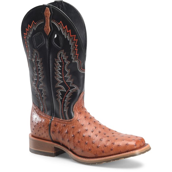 Double H Men s Cason Full Quill Ostrich Boot Horse Creek Outfitters