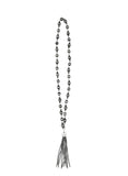 Multi way Faux Navajo Peal Necklace with Tassel