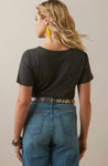 Ariat Sunflower Cow Tee