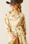 Ariat Retro Ranch Print Hankerchief Dress