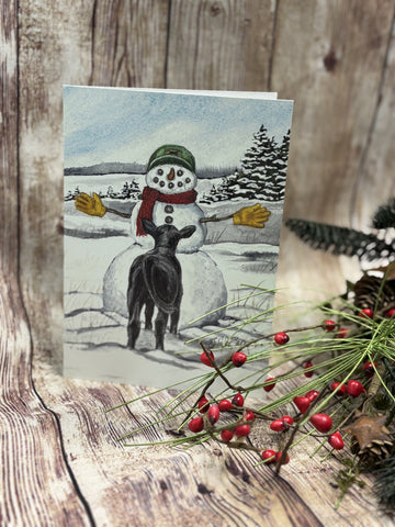 CJ Brown “Greetings” Christmas Card