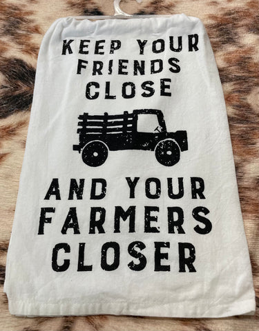 Dish Towel-Farmers Closer