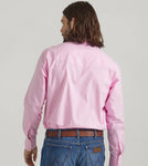 Wrangler Men's Bucking Cancer Snap Shirt-Fuschia Pink