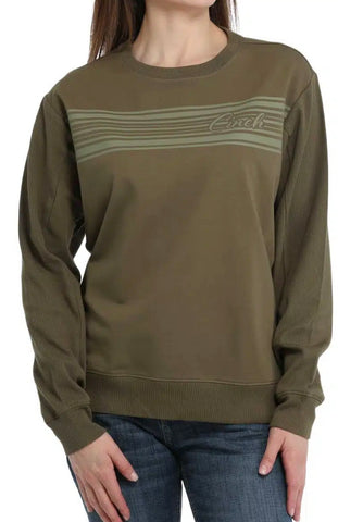 Cinch Women’s Green Pullover