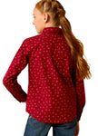 Ariat Girl's Red Ranch Shirt