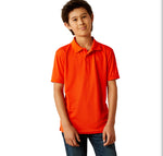 Ariat Boy's Red Tek Polo