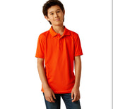 Ariat Boy's Red Tek Polo