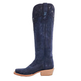 R. Watson Women’s Midnight Blue Rough Out Boot