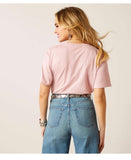 Ariat Western Wheat Tee Dusty Pink