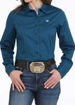 Cinch Womens Blue Geo Print