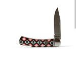 Ariat  Red White Aztec Pattern Knife