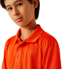 Ariat Boy's Red Tek Polo