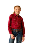 Ariat Girl's Red Ranch Shirt