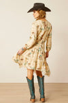 Ariat Retro Ranch Print Hankerchief Dress