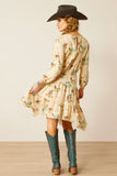 Ariat Retro Ranch Print Hankerchief Dress