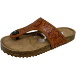 Very G Women's Rust Tooled Danni 2 Sandal