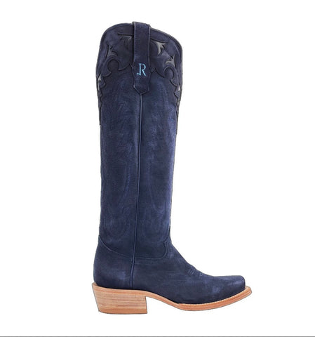 R. Watson Women’s Midnight Blue Rough Out Boot