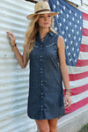 Cruel Women’s Sleeveless Denim Dress