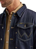 Wrangler Men’s Denim Sherpa Lined Trucker Jacket