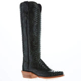 R. Watson Women’s Dark Green Python Boot