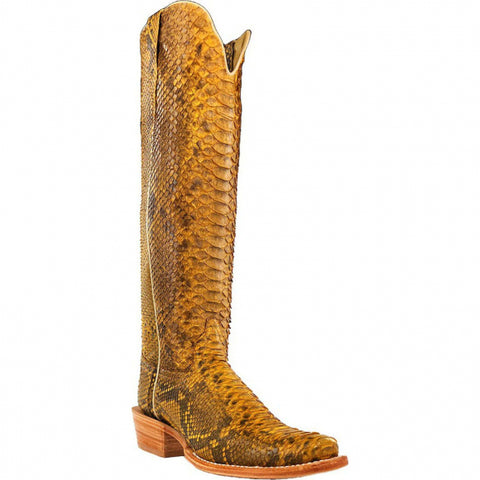 R. Watson Women’s Champagne Python Boots