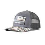 Ariat Horse Flag Grey Cap