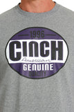 Cinch Classic Logo Tee-Gray