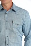 Cinch Men's Ligh Blue Moderrn Fit Snap Shirt