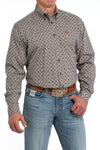 Cinch Men’s Navy Medallion Print Shirt