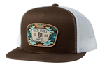 Red Dirt Aztec Jango Brown & White Cap