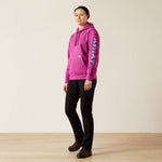 Ariat Rebar Graphic Hoodie- Willoher/Maui Blue