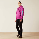 Ariat Rebar Graphic Hoodie- Willoher/Maui Blue